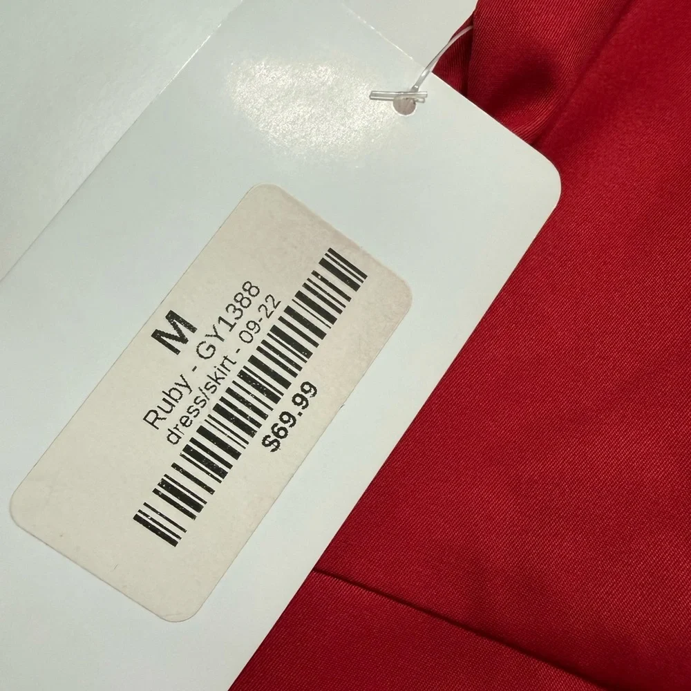 Do+Be Red Shoulder Ruffle Dress - Picture 6 of 7